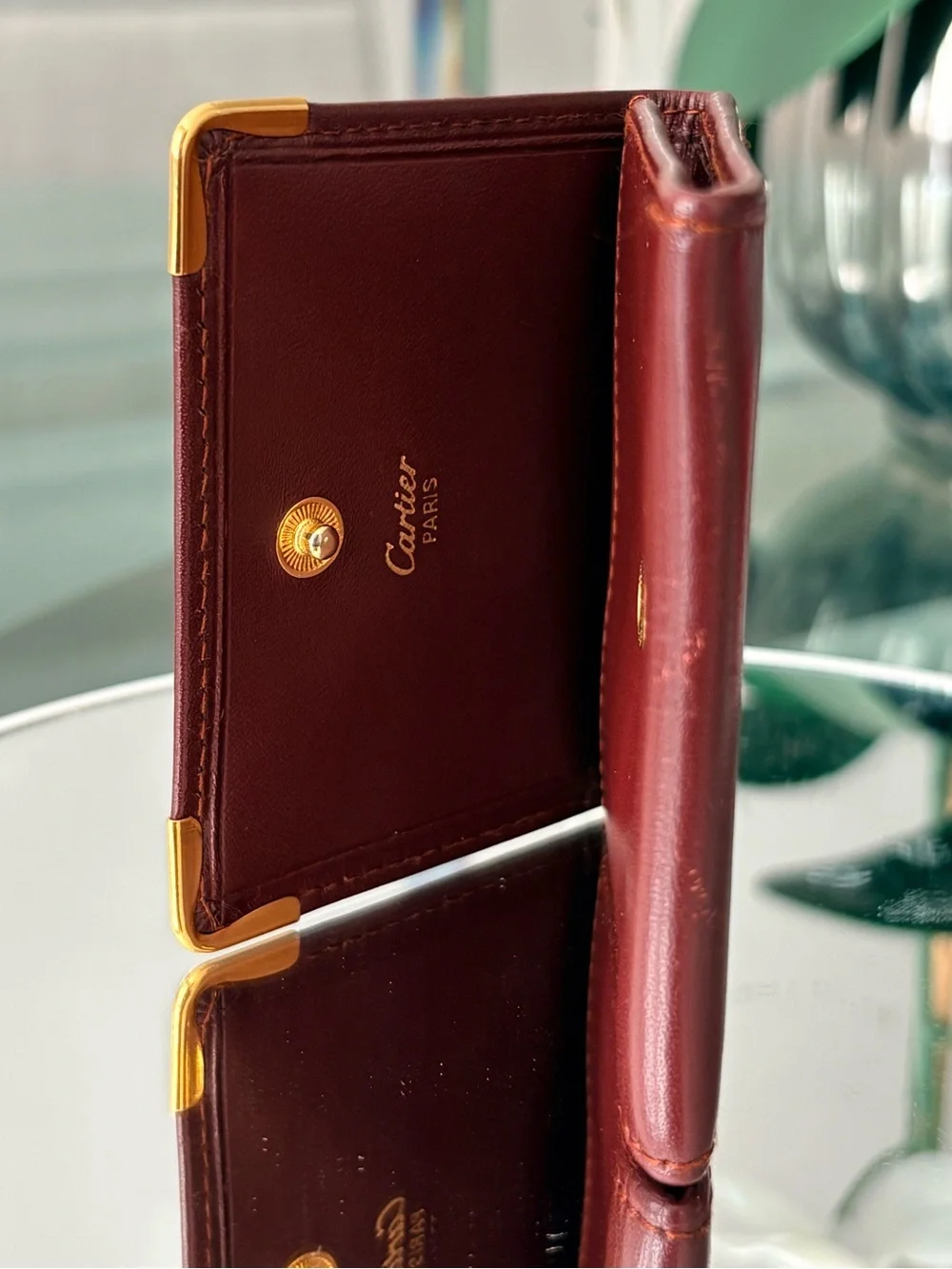 Vintage Cartier Square Coin Wallet